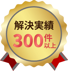 解決実績300件以上